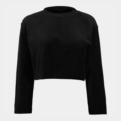 USA Pro Velour Cropped Sweatshirt