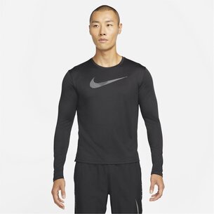 Nike FIT UV Run Division Miler Mens Running Top