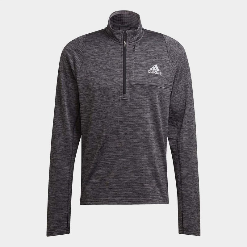 adidas Icons Cover Mens Running 1/2 Zip
