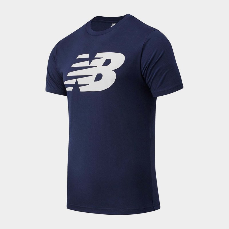 New Balance Stacked Logo T Shirt Mens