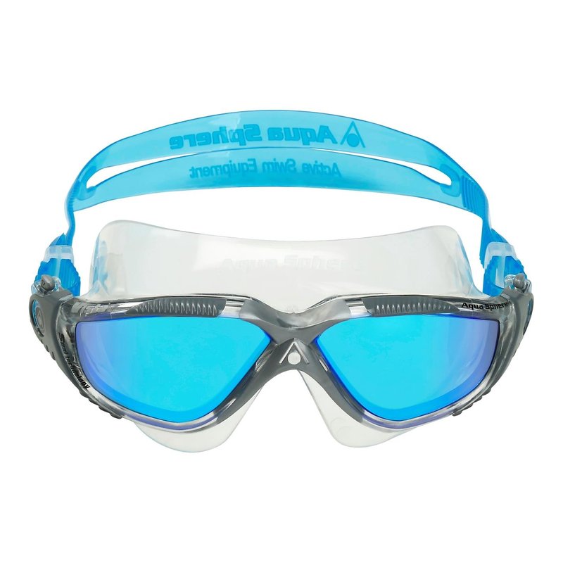 Aqua Sphere Blue Mirror Lens  Swimming Goggles