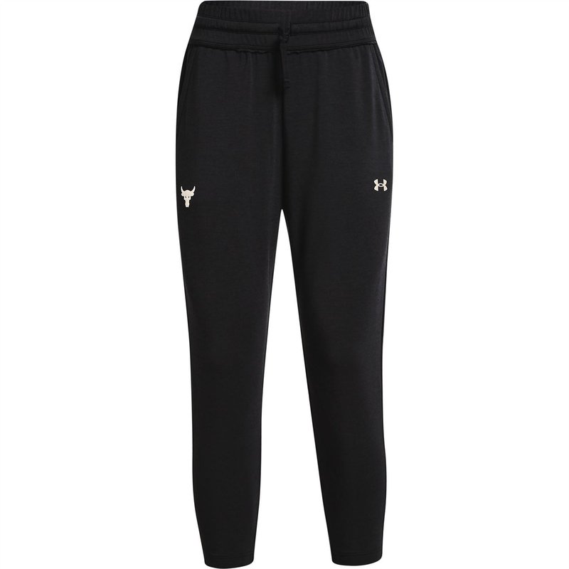 Under Armour Project Rock Terry Crop Jogging Pants Womens