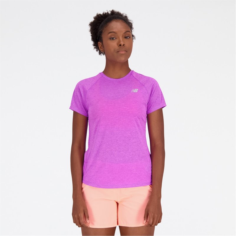 New Balance Impact Short Sleeve Run T Shirt Womens