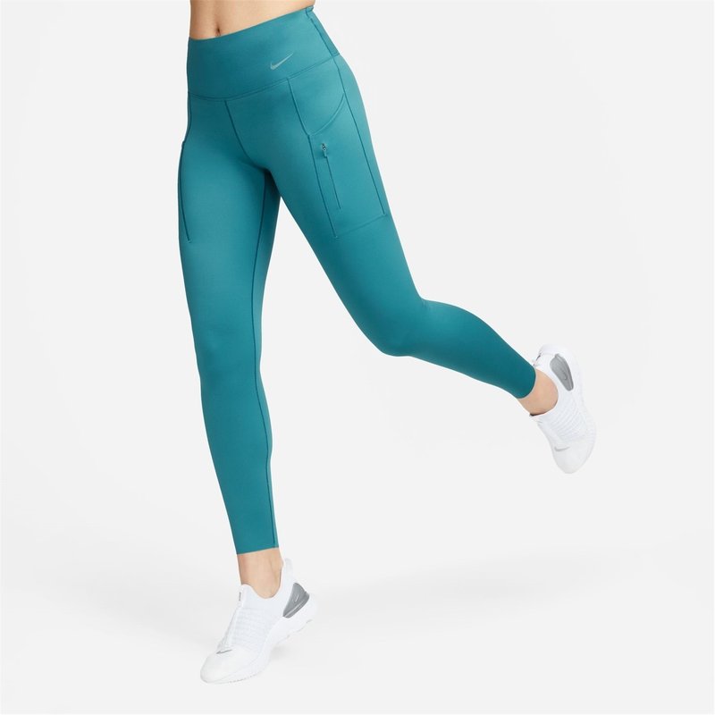 Nike Dri FIT Go Womens Firm Support Mid Rise 7 8 Leggings with Pockets