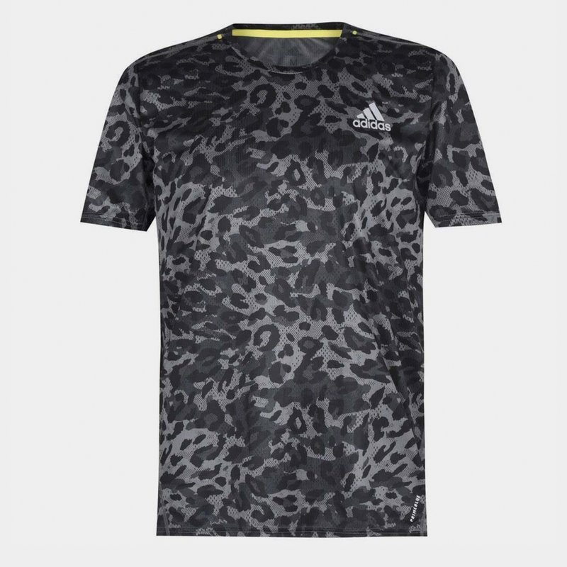 adidas Fast Graphic Primeblue Mens Running T-Shirt