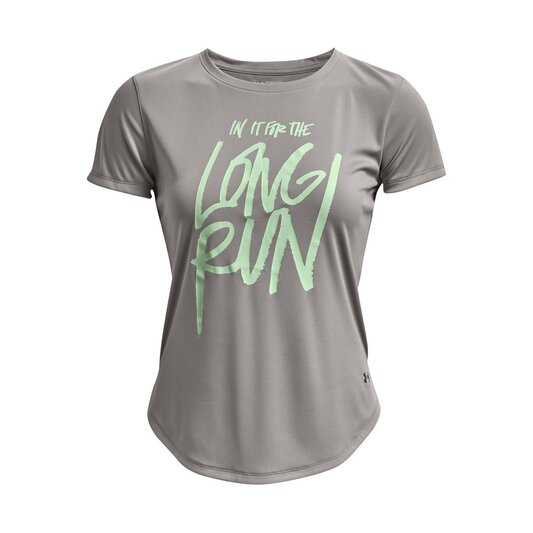 Nike Long Run Graph Short Sleeve T Shirt Ladies