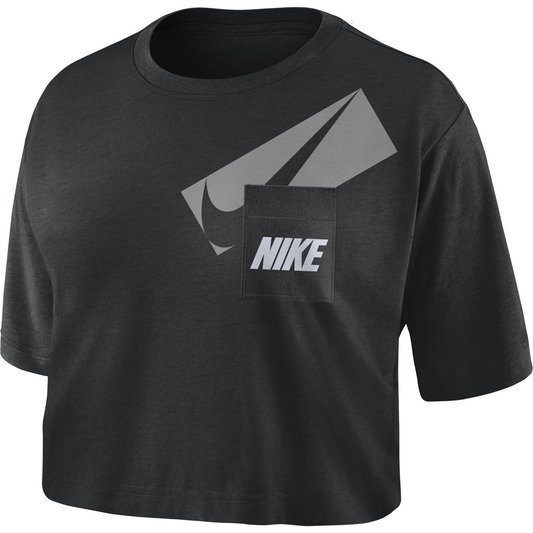 Nike Dri FIT Womens Graphic Training Crop Top