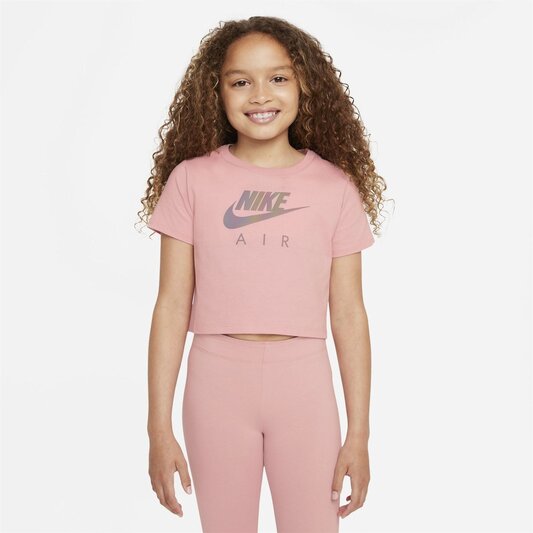 Nike Sportswear Big Kids (Girls) Cropped T Shirt