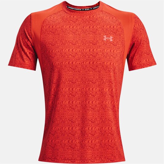 Under Armour Iso Chill Run Printed Short Sleeve T Shirt Mens