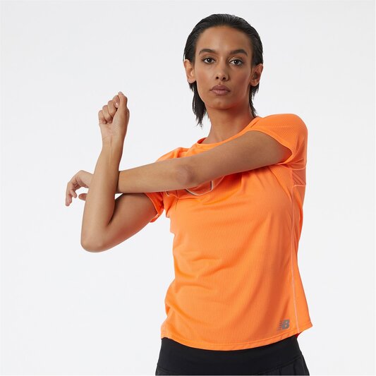 New Balance Impact Run Short Sleeve Running T-Shirt Womens