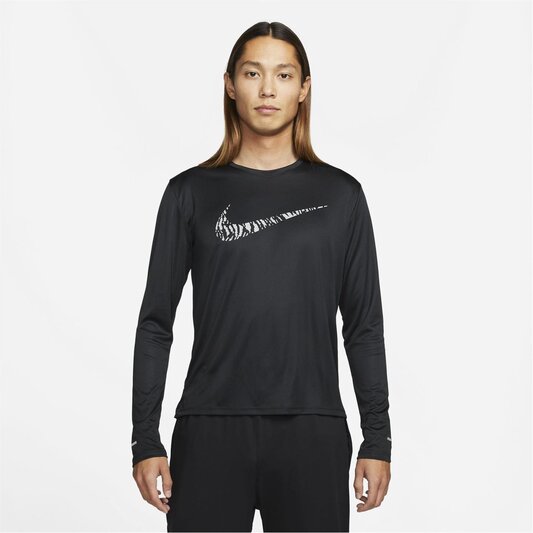 Nike Miler GX Long Sleeve T Shirt Mens
